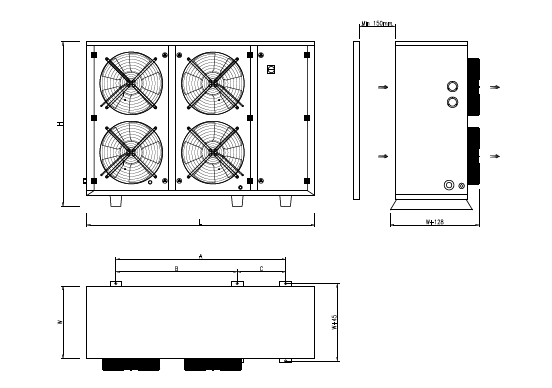 Агрегат в закрытом корпусе HUC 4504Z03 MT (ZBD29+ZB29KQE)