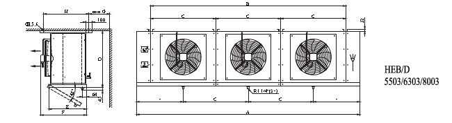 Воздухоохладитель HEB 5003 103 7D